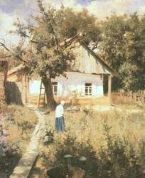 картина С.Світлославський- садиба художника